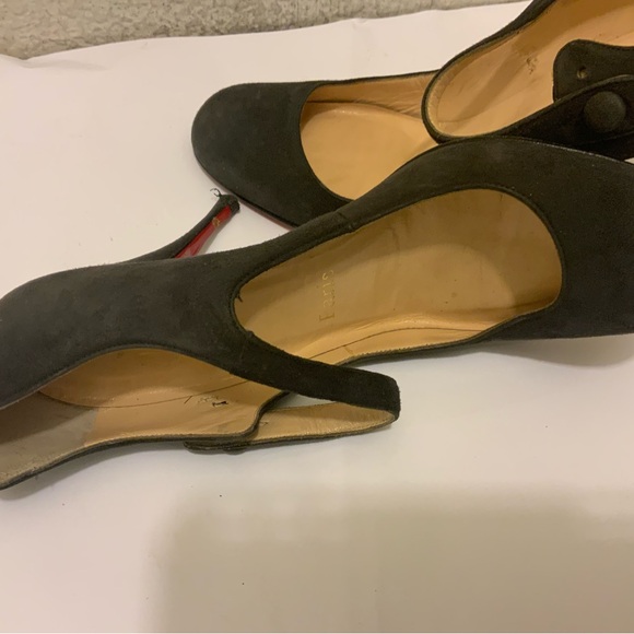 Christian Louboutin Suede Pumps Women's Size: 7.5 | IT 37.5 - Picture 7 of 9